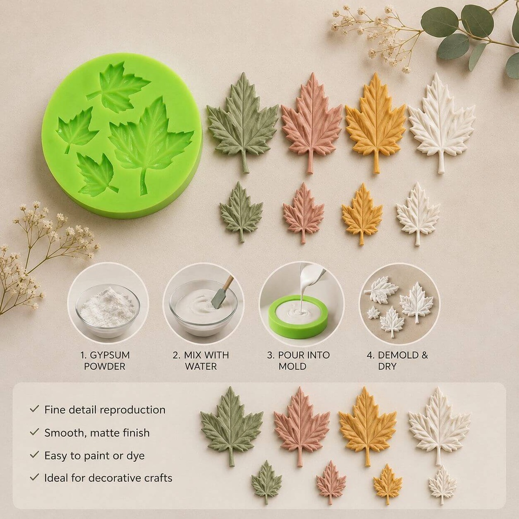 Leaf-of-4-different-Sizes-Marzipan-Silicone-Mould