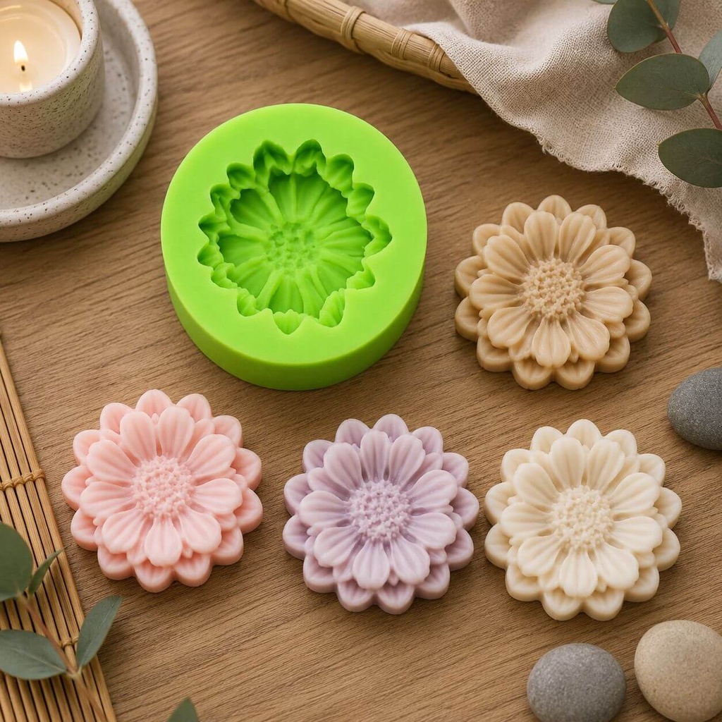 Lotus-Flower-Silicone-Fondant-Form