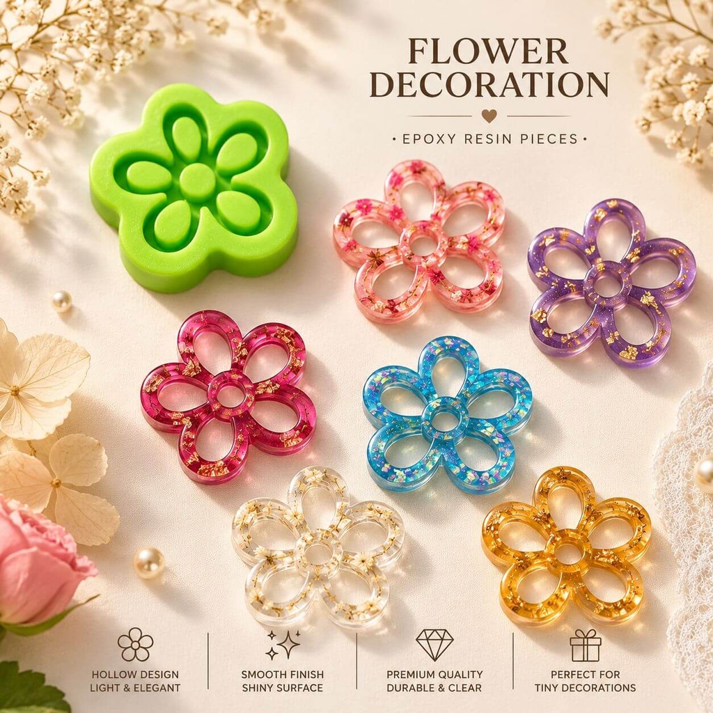 Small-Flower-of-5-Branches-Silicone-Decorating-Mold