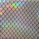 Dekorfolie für Epoxidschmuck, Hologramm-Muster