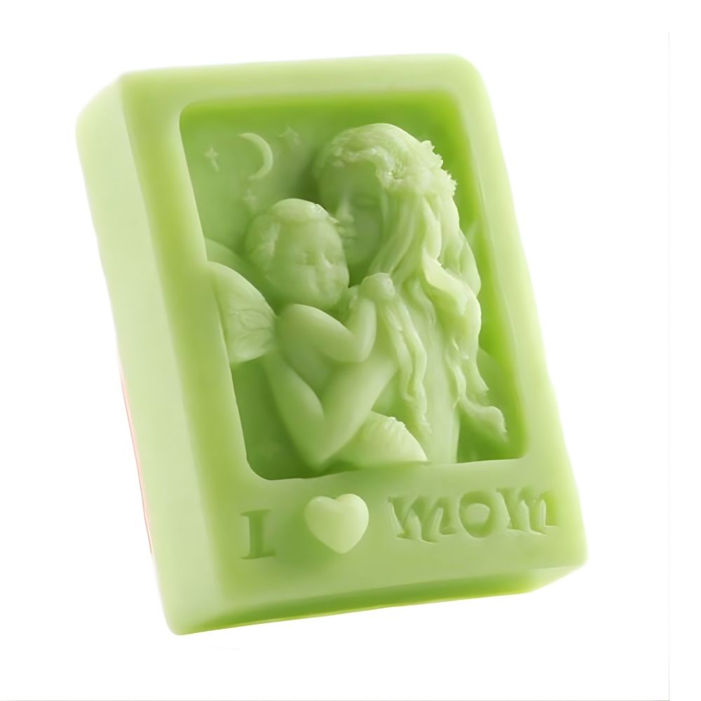 Soap Mould - Silicone - mother with child