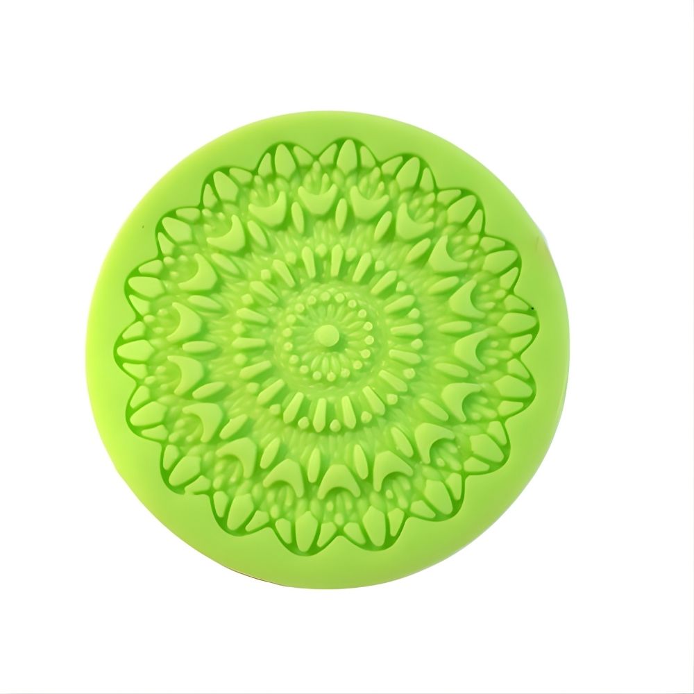 [FSZCS01] Mandala Decorating Sugar Lace Silicone Pattern, Dim 80mm