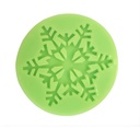 Patrón de silicona de copo de nieve - Diámetro 53 mm