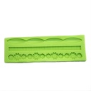Patrón de Silicona para Decorar Pasteles de Hoja y Flor