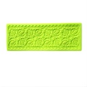 Flowers Decorating Silicone Lace Pattern, 18.5 cm X 6.8 cm