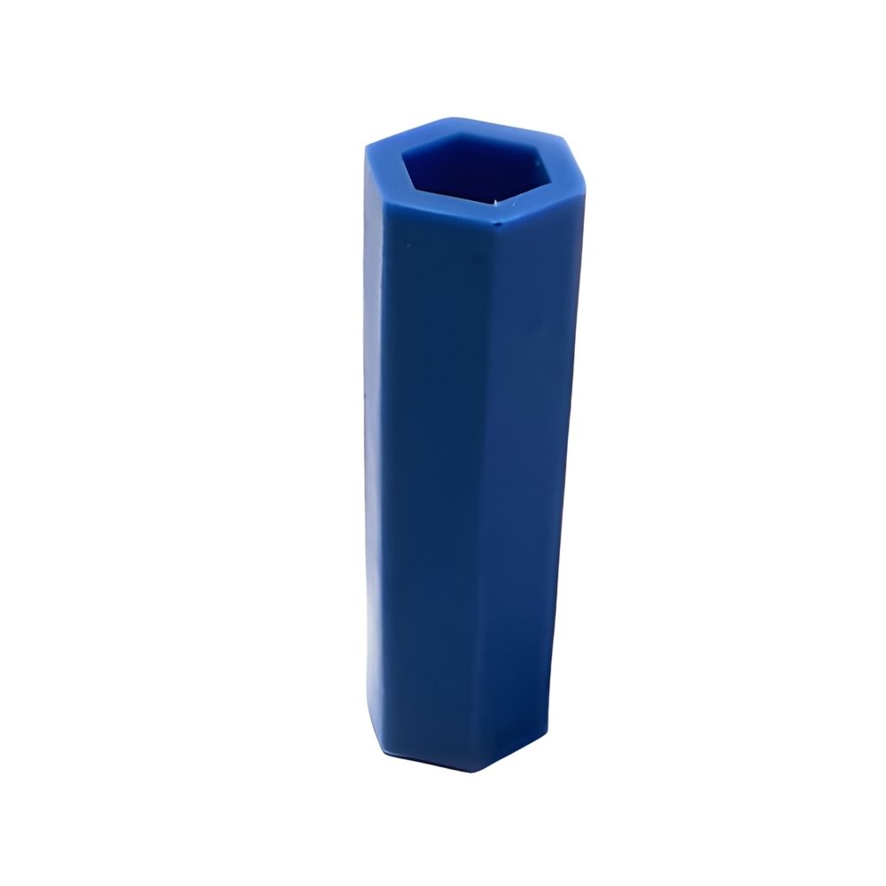 [FSZE027] Molde de Silicona para Medallón Prismático Hexagonal de 6 x 49 mm