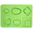 6 Gießformen für Resin-Schmuck – Große Anhänger