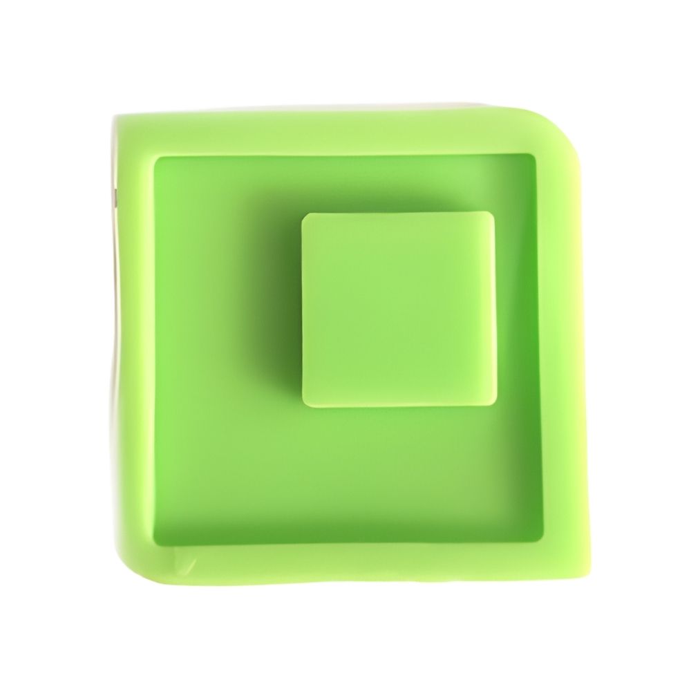 Quadratische Anhängerform - flach