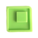 Square Pendant Mould - Flat