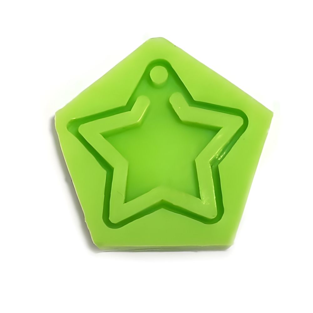 Molde de Silicona para Colgante de Estrella