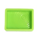 Rectangle Medallion Silicone Mould, engraved