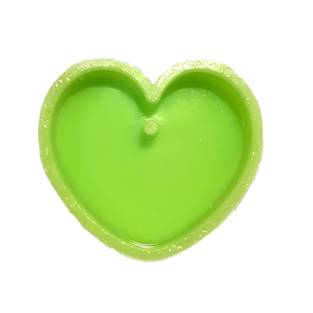 Molde de Silicona para Medallón en Forma de Corazón