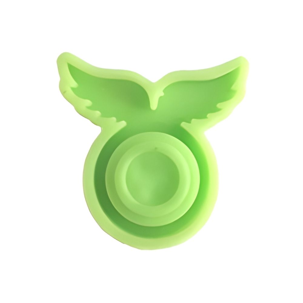 [FSZE001] Silicone Mould for Epoxy Ring Casting, ID 17mm, Angel Wings