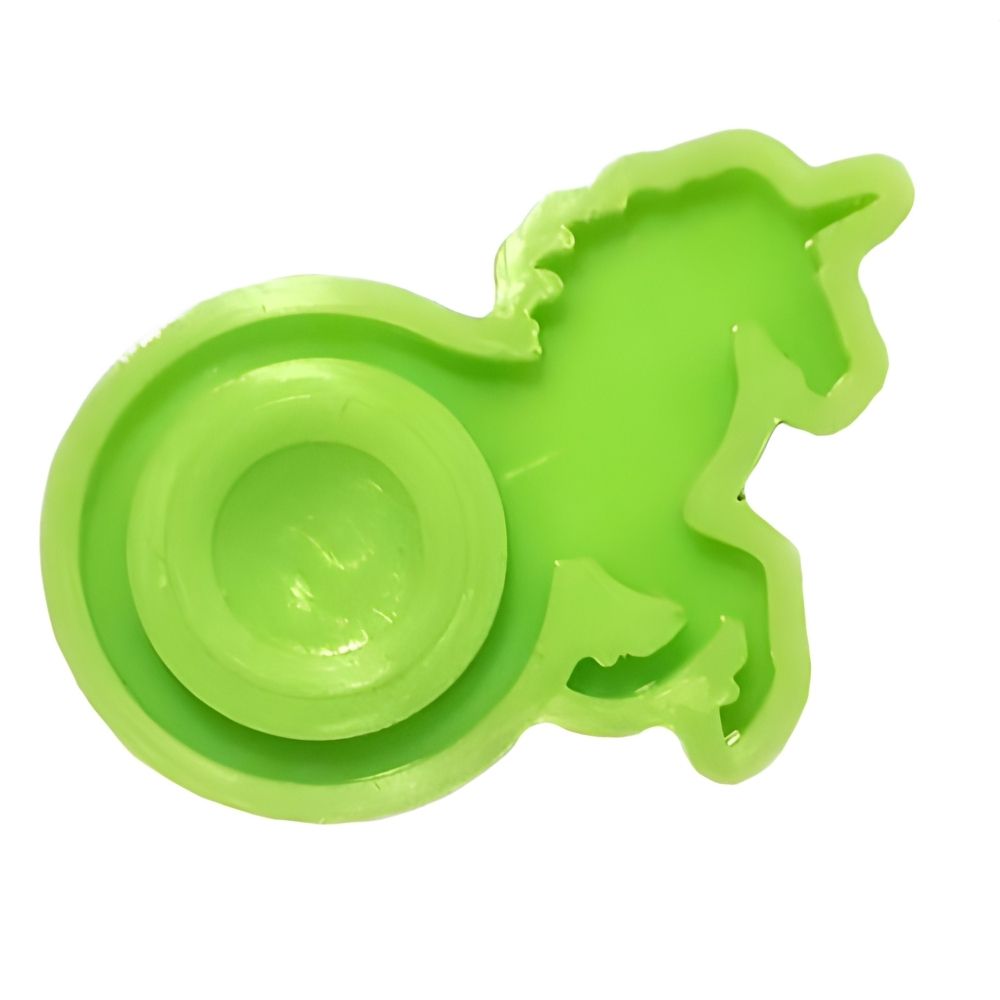 Silikonform für Epoxidharz-Ringguss, Innendurchmesser 17 mm, Einhorn