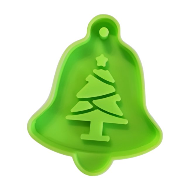 [FSZK004] Christmas decoration - Pine tree bell silicone shape
