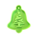Christmas decoration - Pine tree bell silicone shape