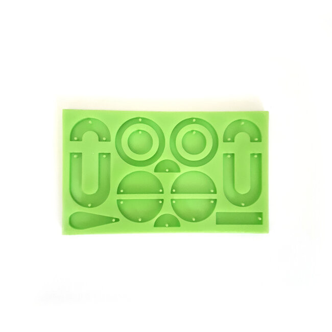 [FSZE054] Modern earrings silicone mould "B"