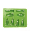 Earring of 4 different Types Silicone Mould