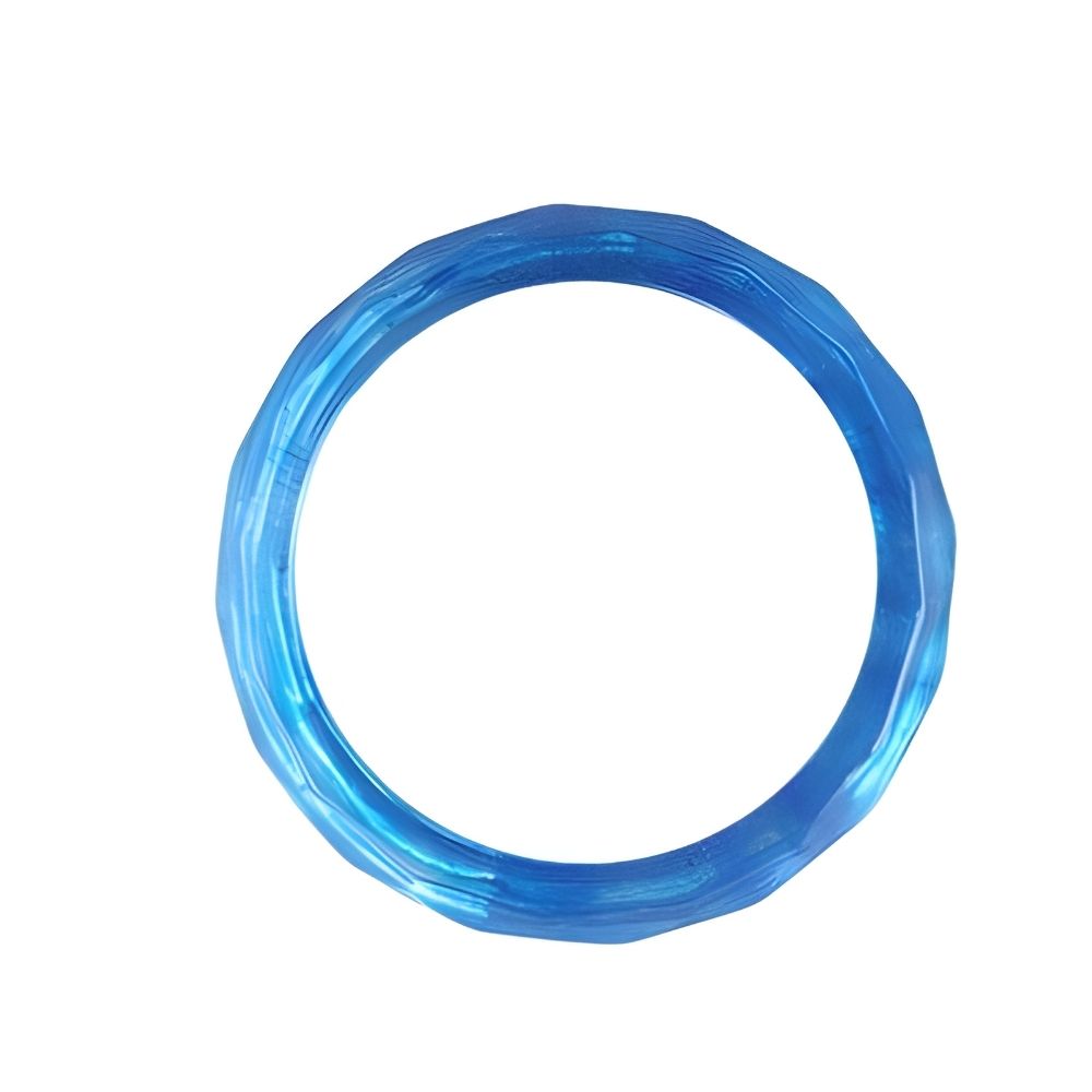 [FSZE052] Ring silicone mould - hoop faceted
