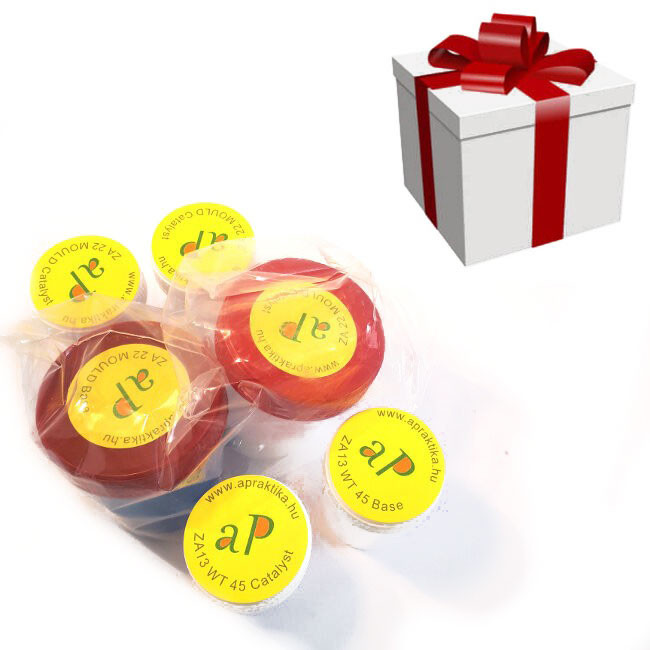 Kit de silicona de dos componentes mediano, 1020 g