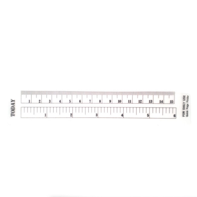 [KME011] Regla de plástico, 12 cm