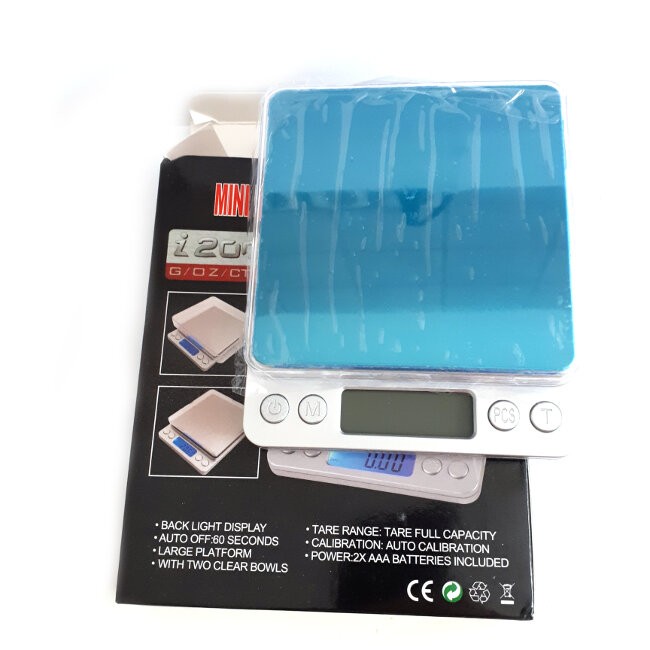 [KME002] Balanza de peso, precisión de 0.1g, máx. 500g