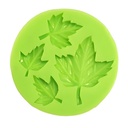 Leaf of 4 different Sizes Marzipan Silicone Mould
