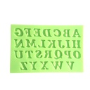 Italic Uppercase Letters Silicone Mould