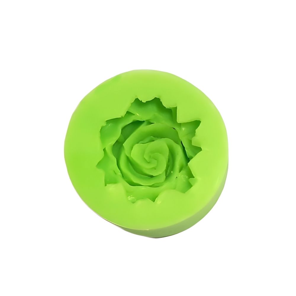[FSZF005] Molde de Silicona de Rosa de Mazapán