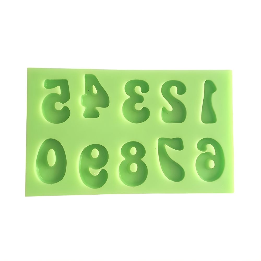 Numbers of 2 cm Silicone Mould