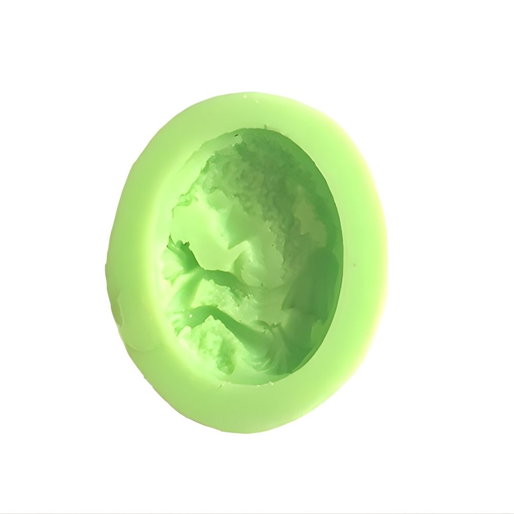 [FSZF023] Female Silhouette Fondant Form, Silicone