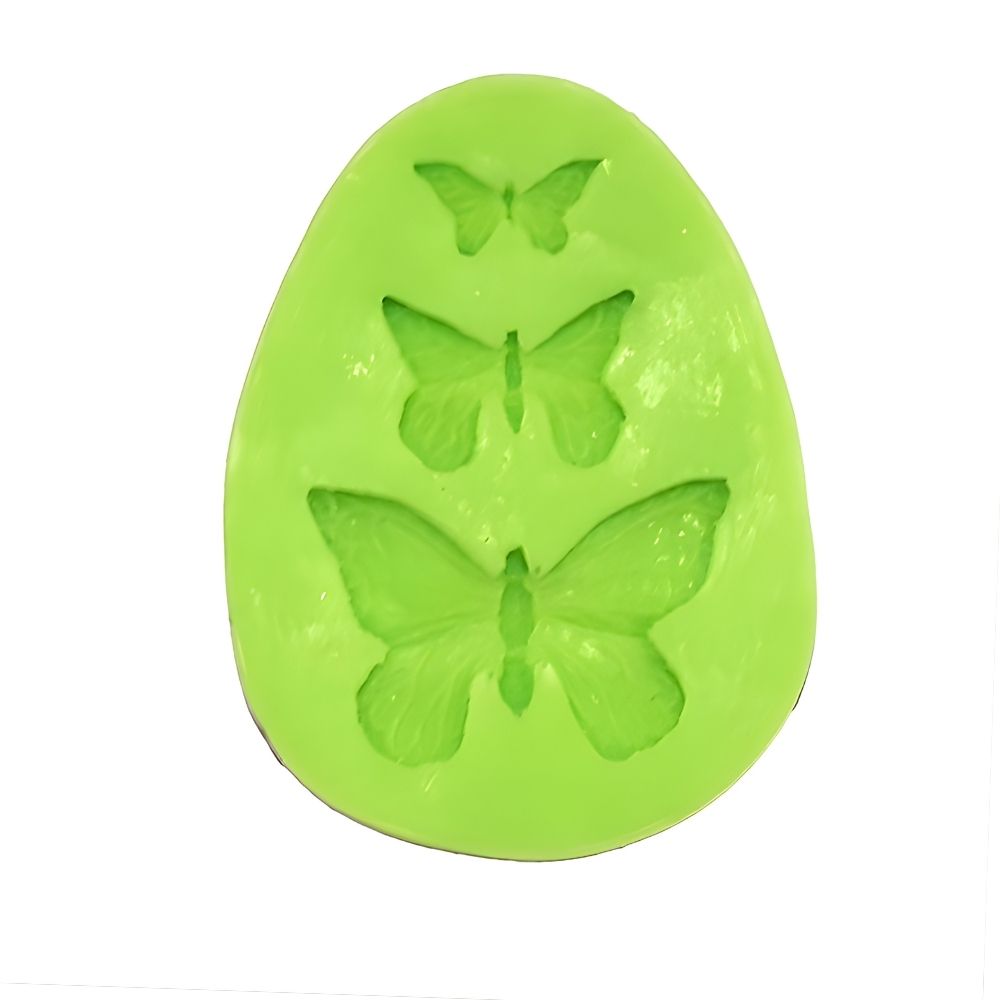 [FSZF017] Molde de Silicona para Fondant de Mariposa
