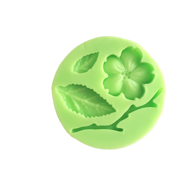 [FSZF009] Flowers Leaf Branch Silicone Fondant Mould