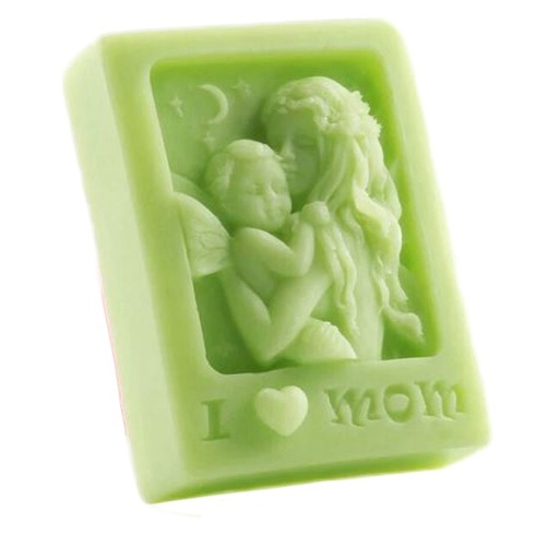 [FSZSZ01] Soap Mould - Silicone - mother with child