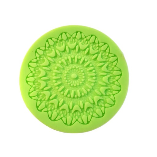 [FSZCS01] Mandala Decorating Sugar Lace Silicone Pattern, Dim 80mm