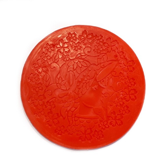 [FSZCS07] Female Head Decorating Sugar Lace Silicone Pattern, Dim 95mm