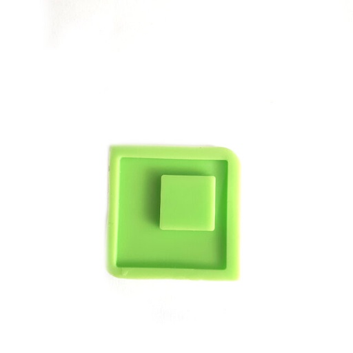 [FSZE041] Square Pendant Mould - Flat