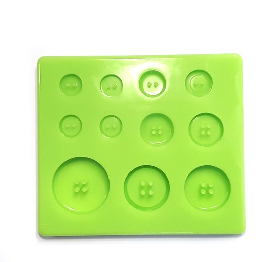 [FSZE034] Home Made Button of 7 Pieces Silicone Casting Mould
