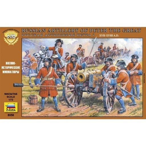 [KTMF02] Russische Artillerie, Swesda-Figuren