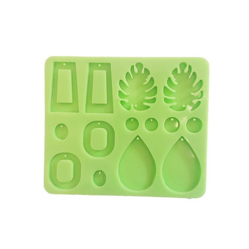 [FSZE057] Modern earrings silicone mould "A"