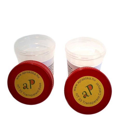 [ASZ005CS2] HT 33 Transparent Silicone, 200g, Addition Cure, 33 ShA