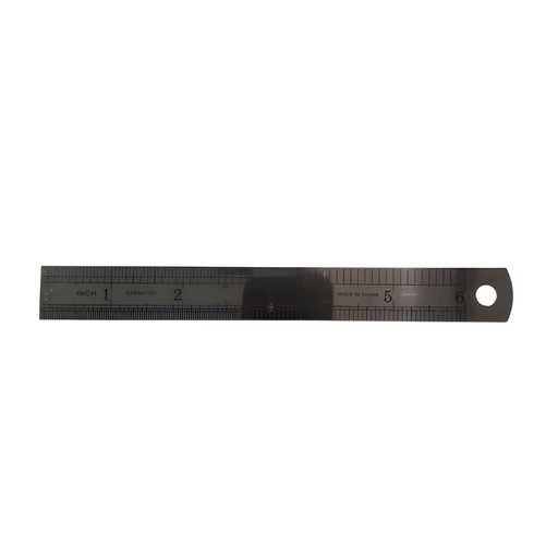[KME012] Metal Ruler, 15 cm