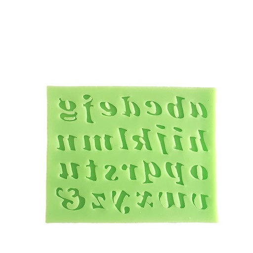 [FSZF025] Italic Lowercase Letters Silicone Mould